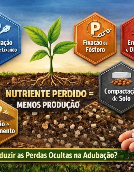 Eficiência do fertilizante: 7 perdas invisíveis que custam caro no hectare