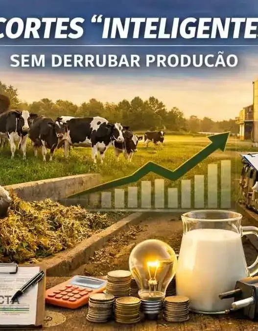 Custo do leite: 8 cortes inteligentes sem derrubar produção