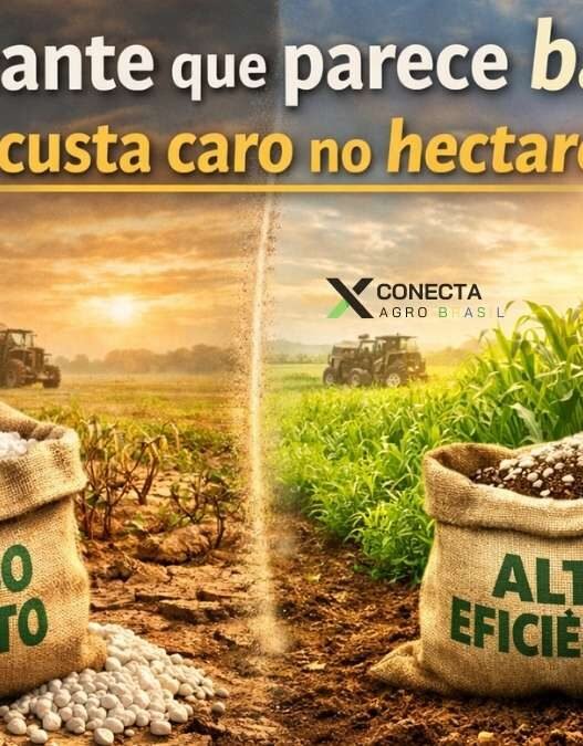 O fertilizante que parece barato, mas custa caro no hectare