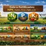 Guia de Fertilizantes: NPK, fontes, dose, época e aplicação