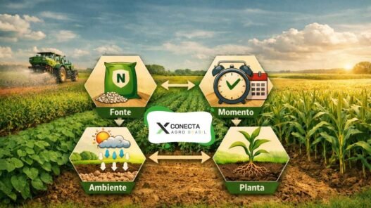 Nitrogênio além da dose: fonte, momento e ambiente de aplicação na resposta da cultura