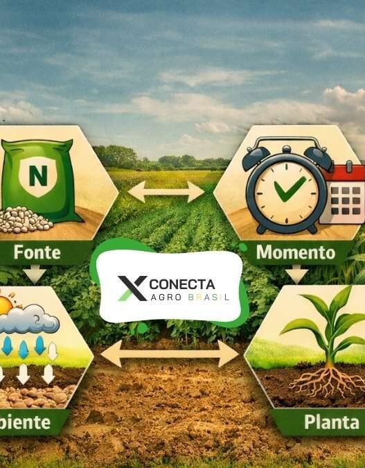 Nitrogênio além da dose: fonte, momento e ambiente de aplicação na resposta da cultura