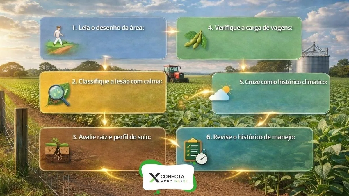 Um protocolo prático para usar no talhão de soja