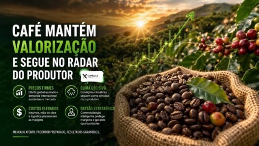 Café mantém valorização e segue no radar do produtor