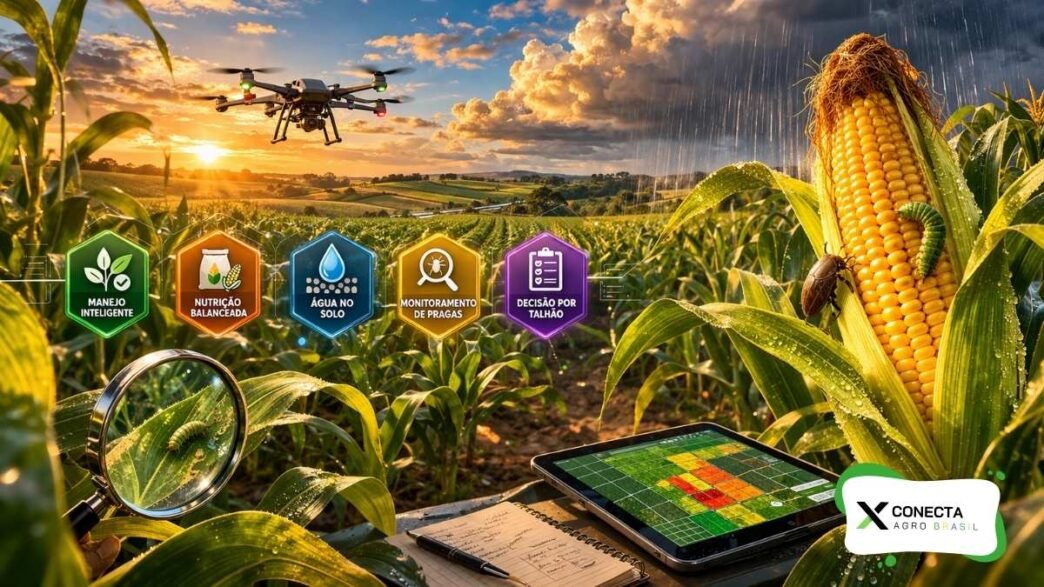 Milho safrinha em abril: o que ainda dá para corrigir e o que já virou risco