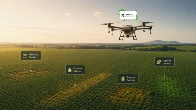 Drones na Agricultura: O Que Eles Realmente Conseguem Identificar na Lavoura