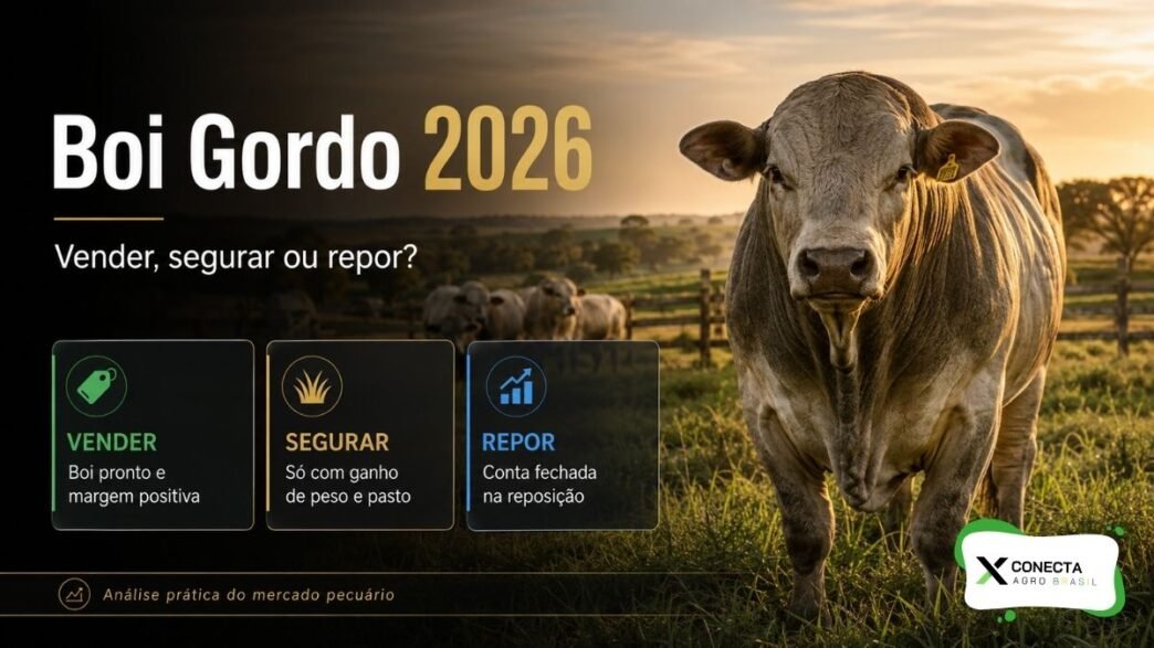 Boi Gordo em 2026: É Hora de Vender, Segurar ou Repor?
