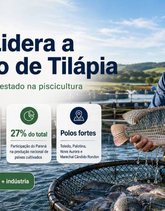 Paraná Lidera Produção de Tilápia