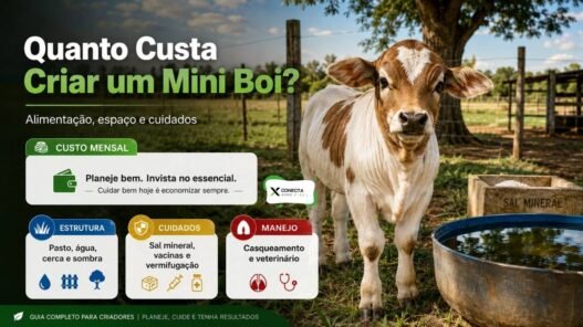 Criar um mini boi custa menos que um boi comum