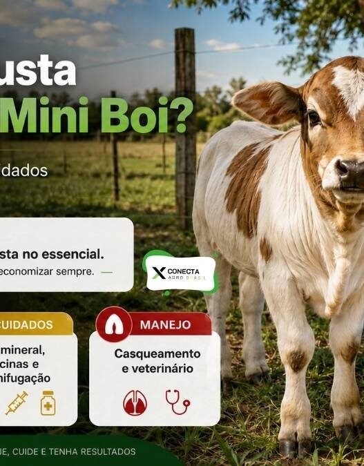 Criar um mini boi custa menos que um boi comum