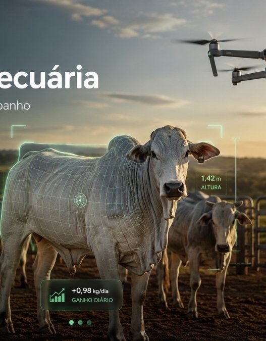 Drone Consegue Medir o Boi e Indicar o Melhor Momento para Venda ou Abate