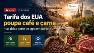 Tarifa dos EUA Poupa Café e Carne, Mas Deixa Parte do Agro em Alerta