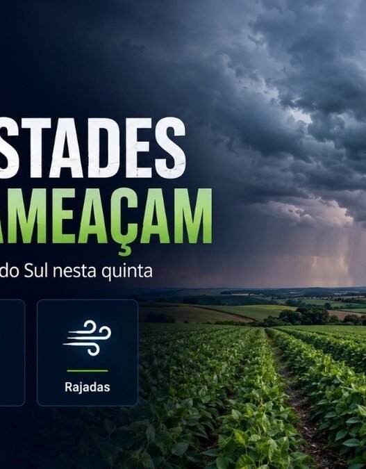 Tempestades Ainda Ameaçam Paraná e Mato Grosso do Sul Nesta Quinta
