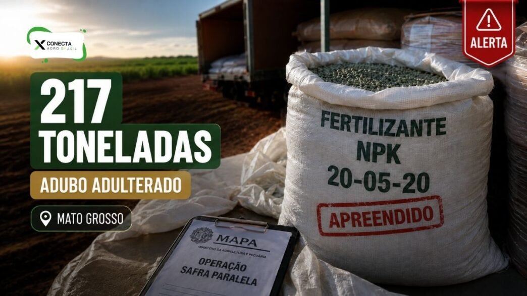 Fertilizantes adulterados apreendidos em Mato Grosso