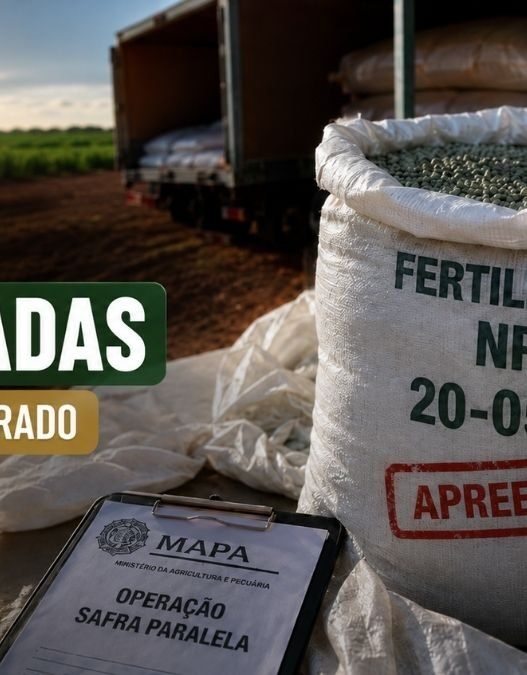 Fertilizantes adulterados apreendidos em Mato Grosso