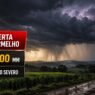 Alerta vermelho de chuva em Santa Catarina: volume pode passar de 100 mm