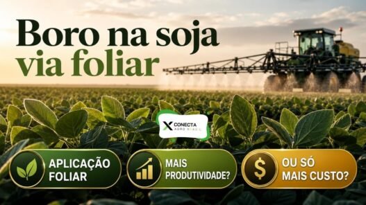 Boro na soja via foliar: aumenta produtividade ou só aumenta o custo?