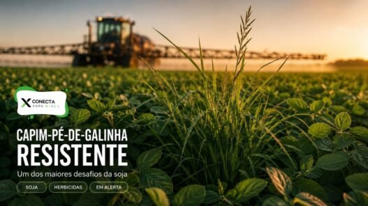 Capim-pé-de-galinha resistente a herbicidas: por que virou um dos maiores desafios da soja?