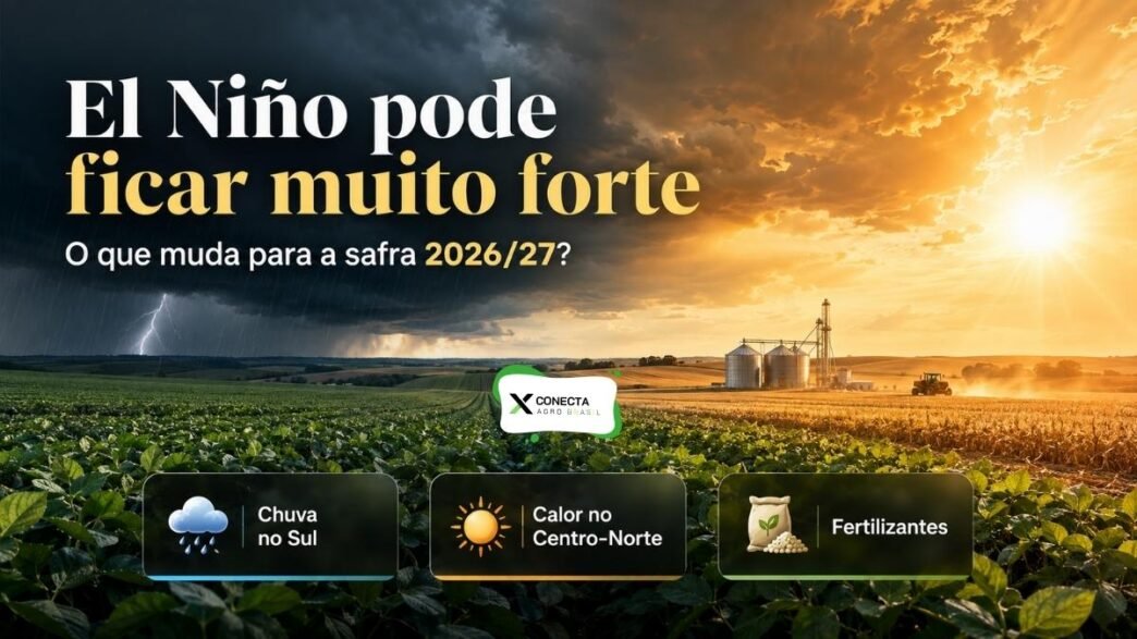 El Niño Pode Ficar Muito Forte na Primavera: O Que Muda para a Safra 2026/27?
