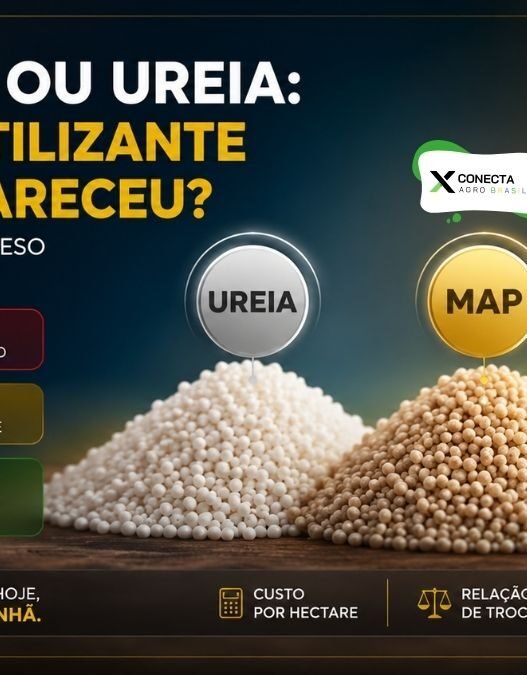 Preço dos fertilizantes em 2026: MAP, KCl ou ureia, qual mais encareceu e onde pesa mais?