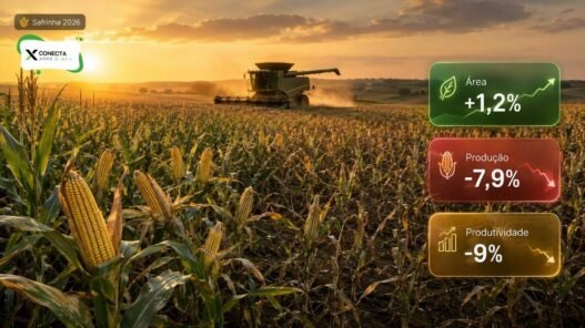 Milho Safrinha Perde Produção em 2026 Mesmo com Área Maior: O Que Aconteceu no Campo?