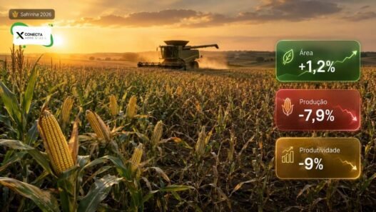 Milho Safrinha Perde Produção em 2026 Mesmo com Área Maior: O Que Aconteceu no Campo?