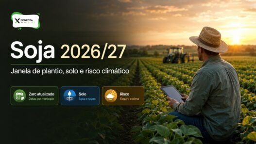 Soja 2026/27: Nova Janela de Plantio Já Exige Atenção ao Solo e ao Risco Climático