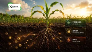 Solo com fósforo mas planta com deficiência: por que ela passa fome?