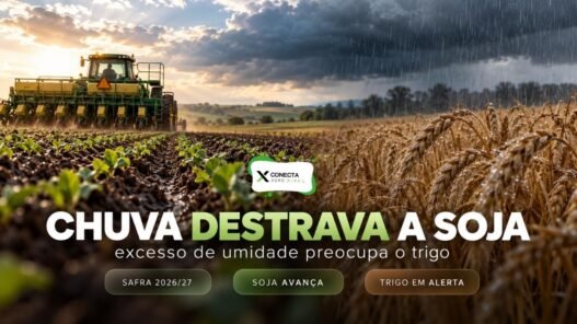 Plantio da soja 2026/27 avança com as chuvas