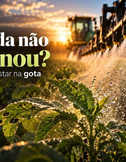 Tamanho de gota na aplicação de herbicida: quando o problema está na pulverização e não no produto