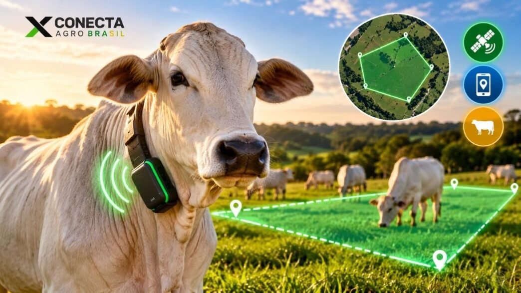 Cercas virtuais podem manter o gado em uma área sem arame?