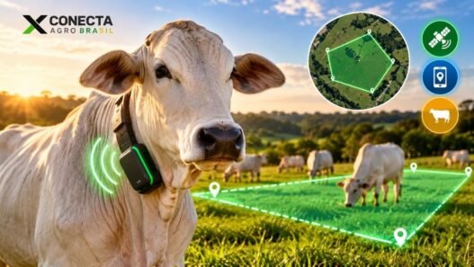 Cercas virtuais podem manter o gado em uma área sem arame?