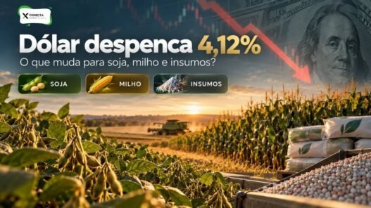 Queda do dólar no agronegócio em outubro de 2026