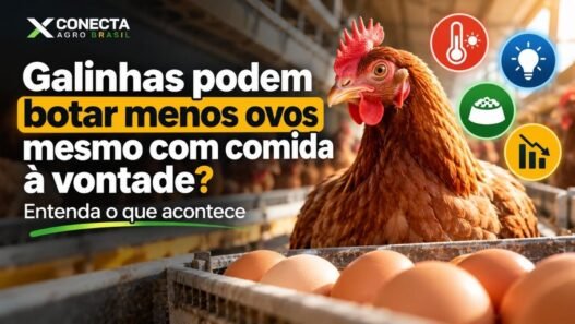 Galinhas podem botar menos ovos mesmo com comida à vontade?